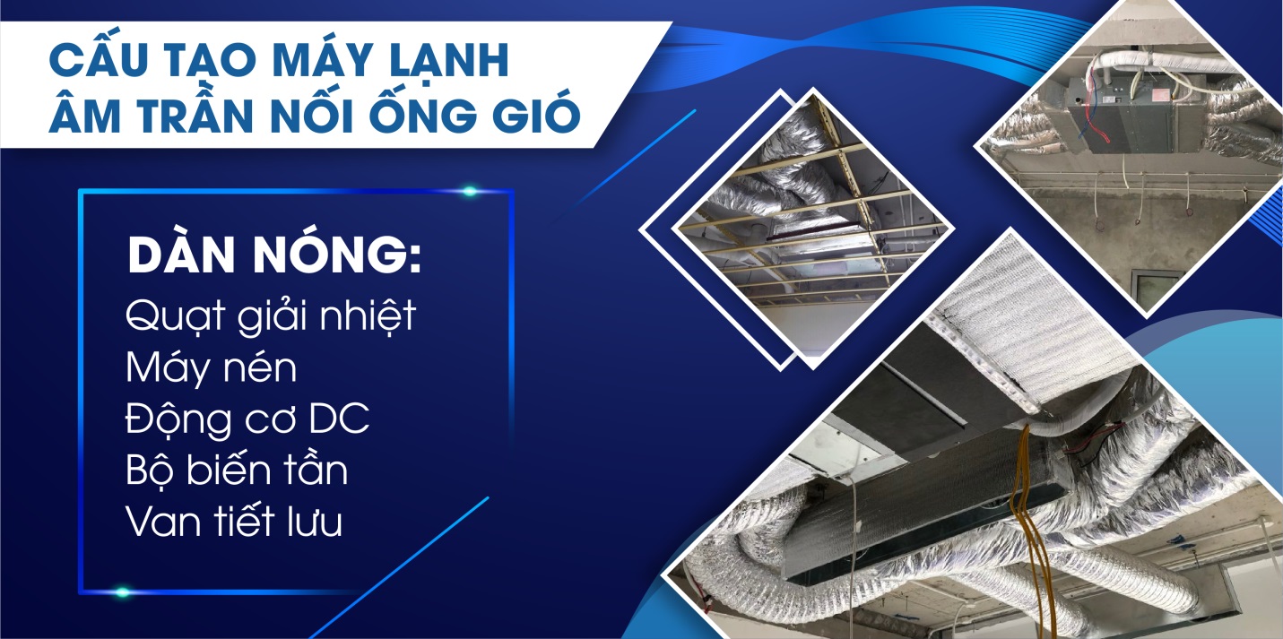 Máy lạnh giấu trần nối ống gió Daklak