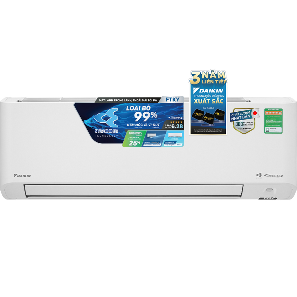 Máy lạnh Daikin Inverter 2.0HP FTKY50WVMV/RKY50WVMV