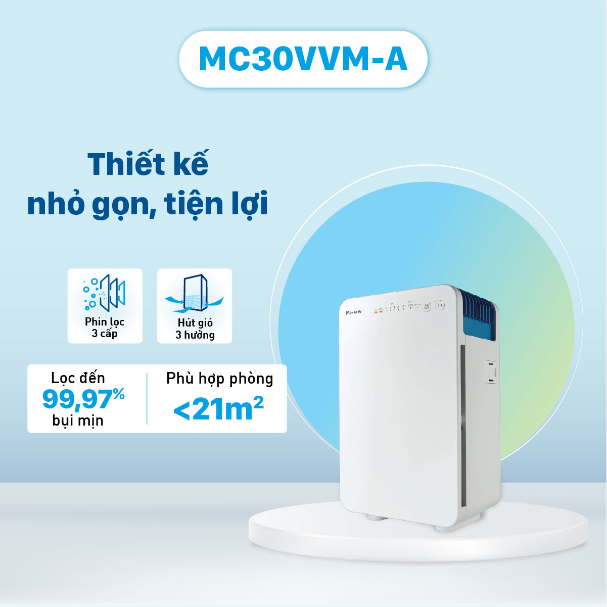 Máy lọc không khí Daikin MC30VVM-A