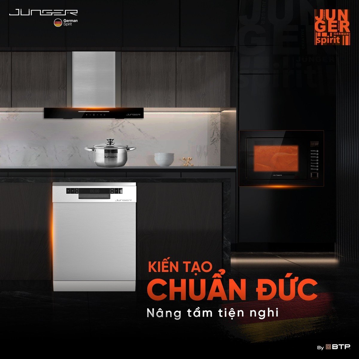 Thiết bị bếp Junger BMT - Thương hiệu nổi tiếng của Đức