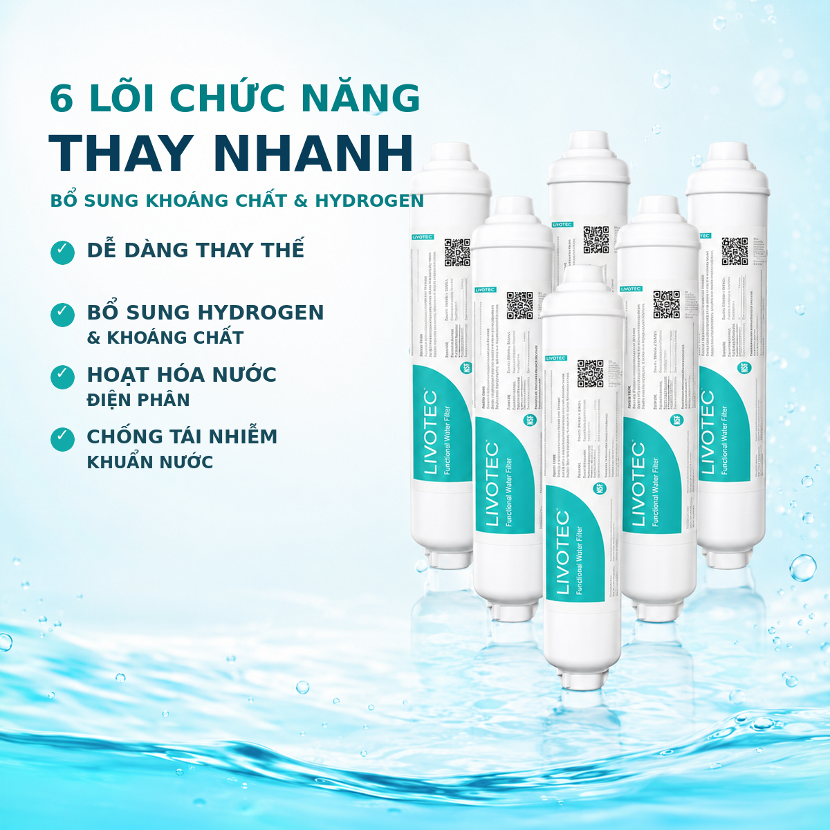 Máy lọc nước nóng lạnh Livotec 630s