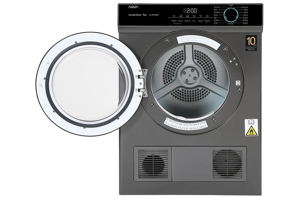 Máy sấy thông hơi Aqua 9 kg AQH-V901K PS