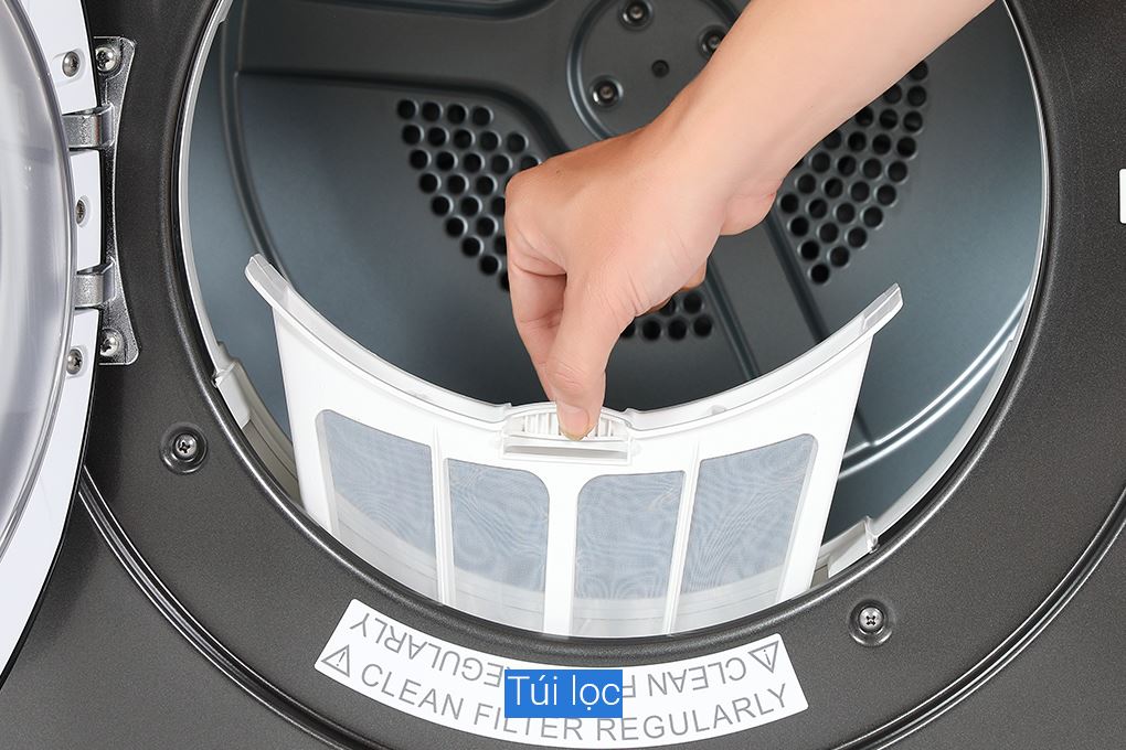 Máy sấy thông hơi Aqua 8 kg AQH-V800H SS