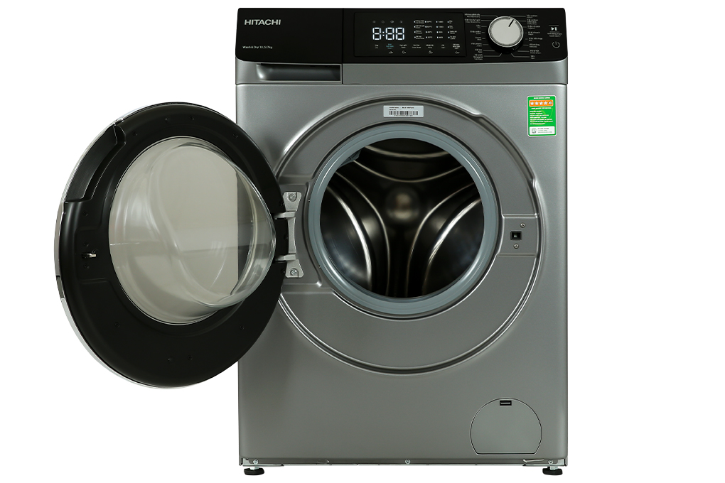 Máy giặt sấy Hitachi Inverter giặt 10.5 kg - sấy 7 kg BD-D1054HVOS