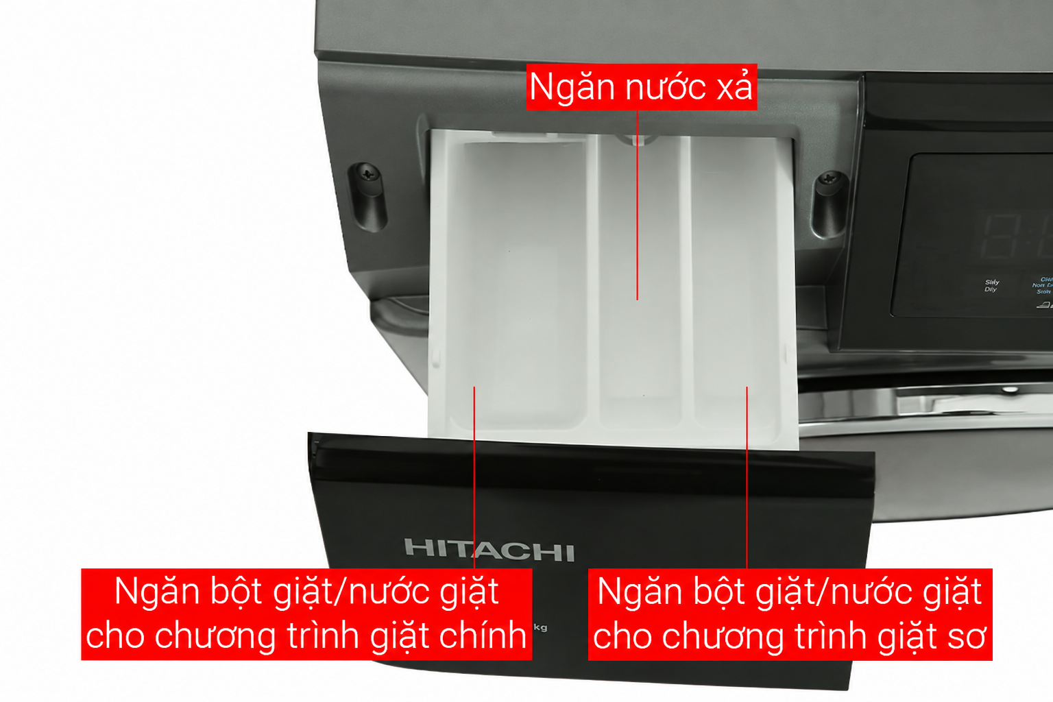 Máy giặt sấy Hitachi Inverter giặt 10.5 kg - sấy 7 kg BD-D1054HVOS