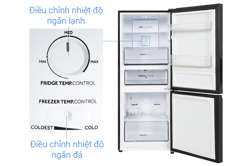 Tủ lạnh Aqua Inverter  AQR-B310MA(FB)