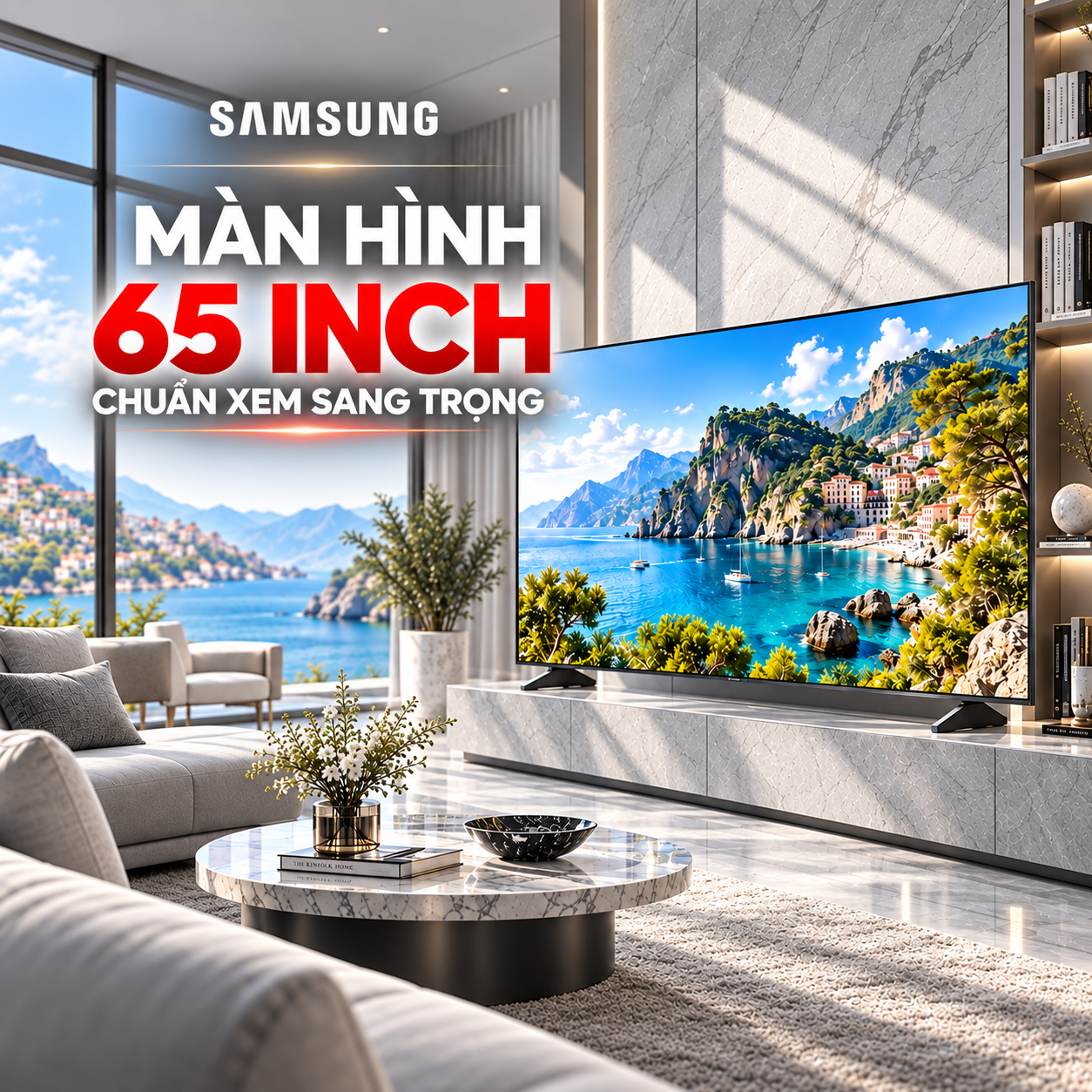 Smart Tivi Crystal UHD Samsung AI 4K 65 inch UA65U8500H