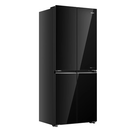 Tủ lạnh 4 cửa mặt gương trắng Aqua Inverter 460 Lít Multi Door AQR-M505XA(GB))