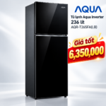 Tủ lạnh Aqua Inverter 236 lít AQR-T265FA(LB)