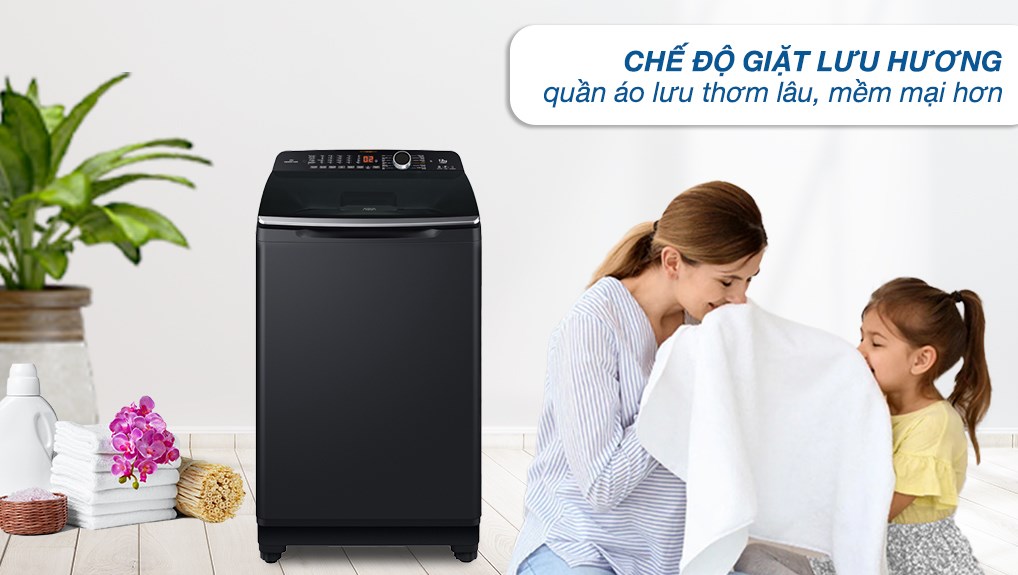 Máy Giặt Aqua Inverter 12 Kg AQW-DR120HT.BK