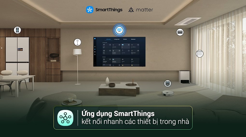 Smart Tivi Mini LED Samsung AI 4K 50 inch UA50M77HA