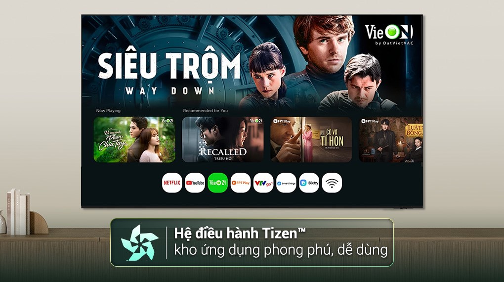 Smart Tivi Mini LED Samsung AI 4K 50 inch UA50M77HA
